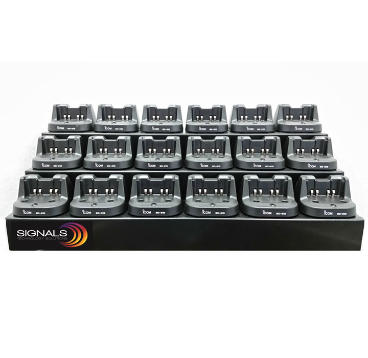 Multi-way radio charger