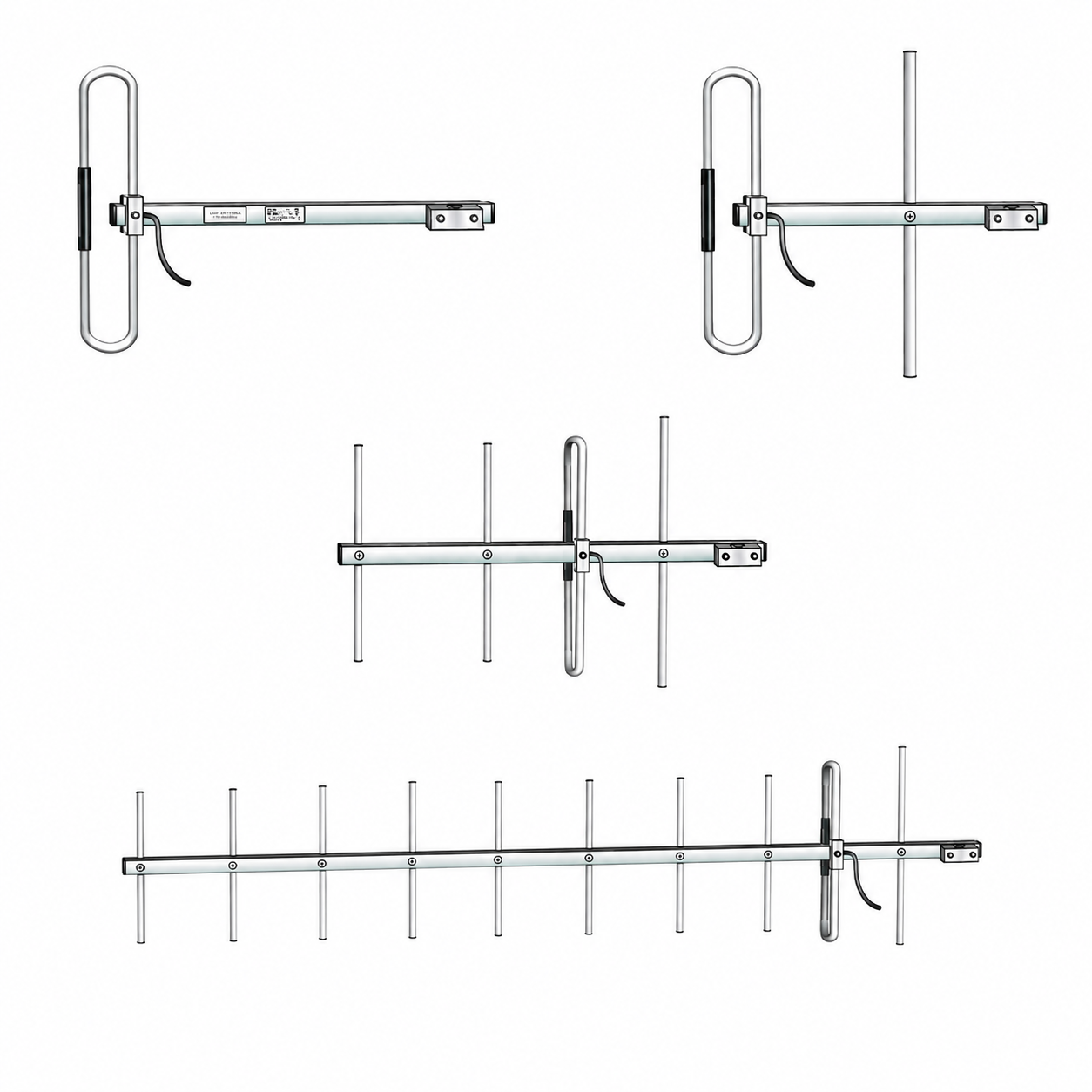 UHF Folded Dipoles & Yagis – Standard Series