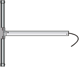 UHF Shrouded Dipole Side Mount 3dB Gain