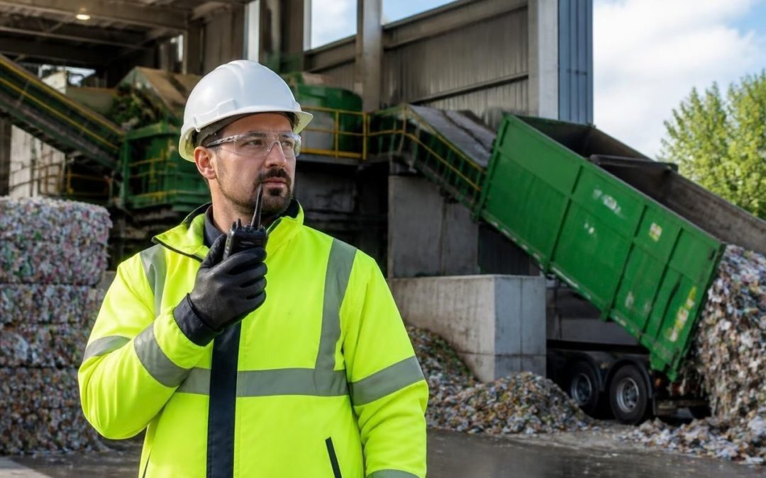Site safety at transfer stations and recycling centres: why two-way radio matters