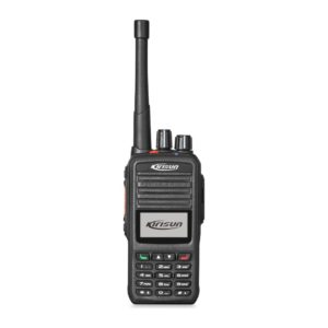 Kirisun DP480 DMR portable radio with display and keypad, front view
