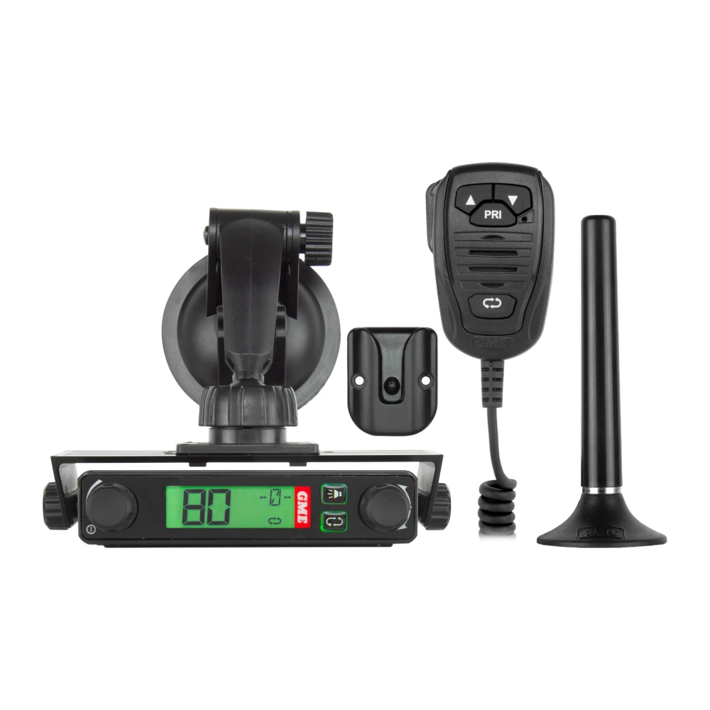 GME TX3120SPNP UHF CB plug n play kit with windscreen mount and antenna