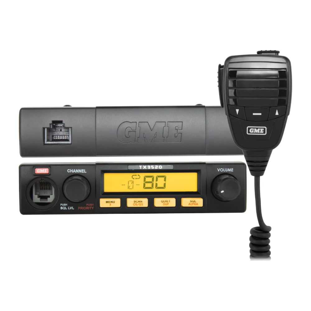 GME TX3520S remote head UHF CB radio with ScanSuite