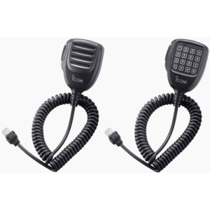 Icom HM-152 standard and HM-152T DTMF keypad hand microphones