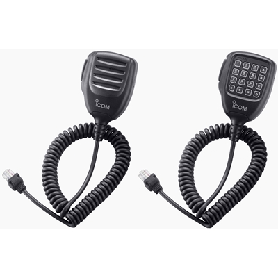 Icom HM-152 standard and HM-152T DTMF keypad hand microphones