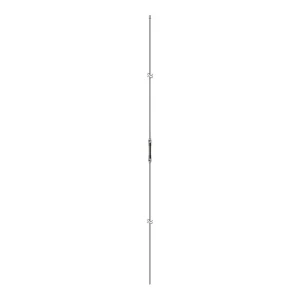 Hi-Tec Aerials CB-CL12 centre loaded stainless steel CB aerial 1.2 m