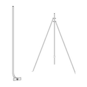 Hi-Tec Aerials hockey stick fascia mount and telescopic stays