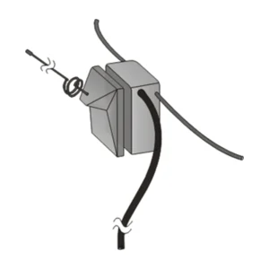 Hi-Tec Aerials GMU glass mount UHF 3 dB aerial