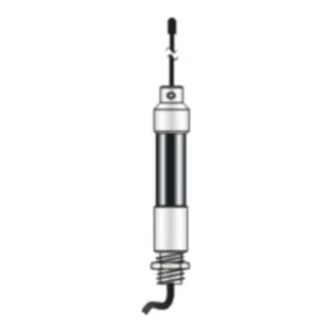 Hi-Tec Aerials mini 1/2 wave VHF vehicle aerial with RG58 tail