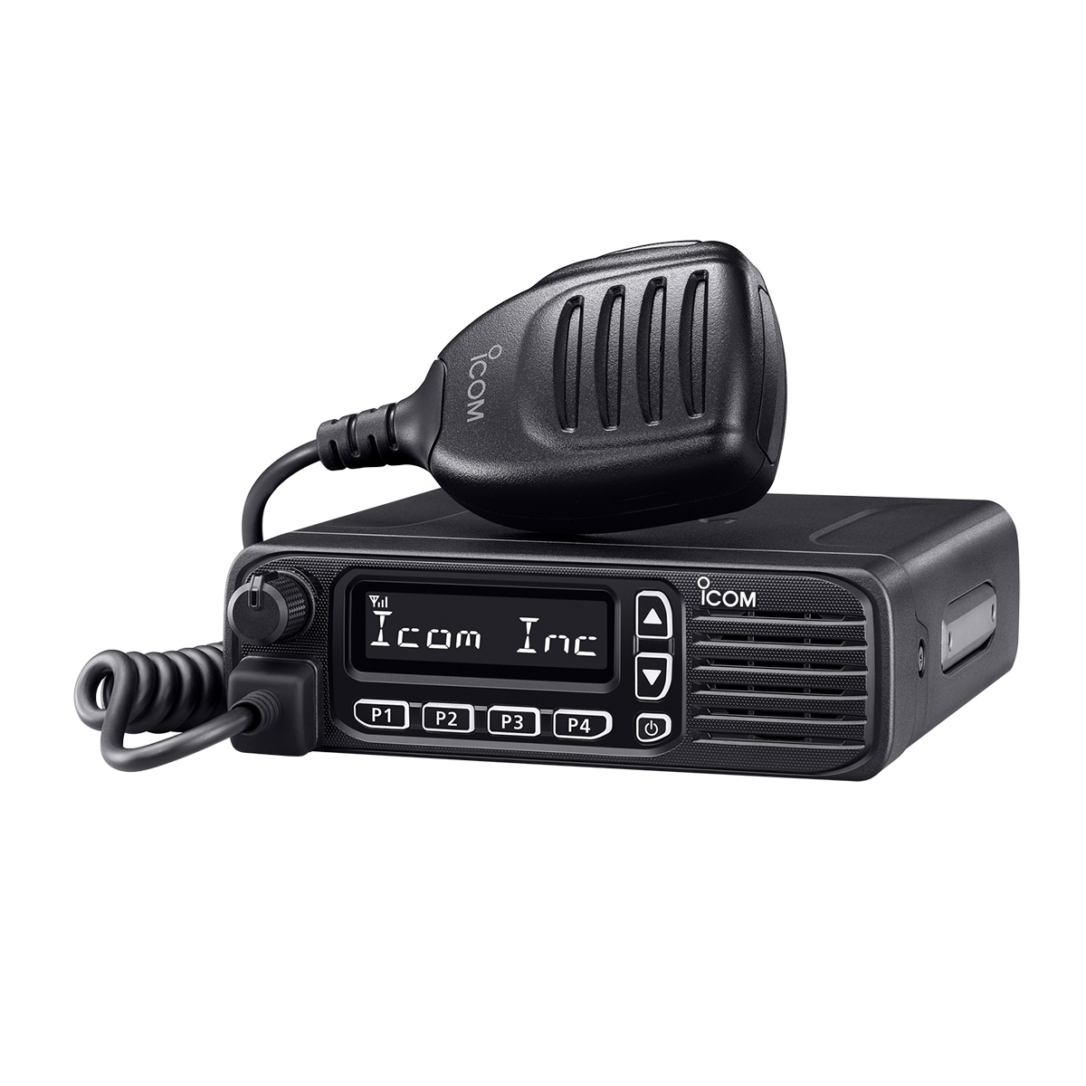 Icom IC-F5130D/IC-F6130D digital mobile radio with microphone