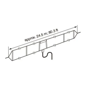 Icom AH-710 HF folded dipole antenna