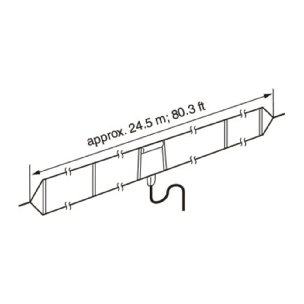 Icom AH-710 HF folded dipole antenna