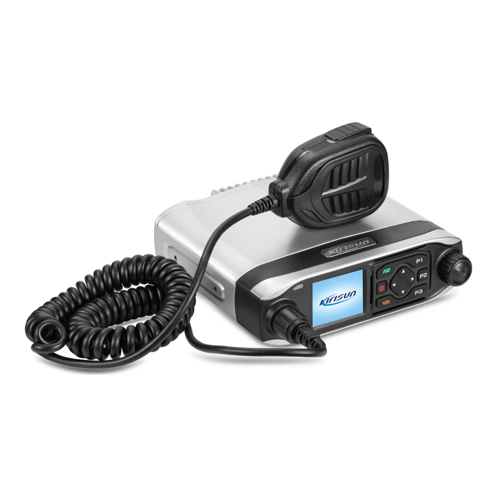 Kirisun DM588 mobile radio left view