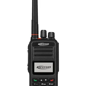 Kirisun DP580 DMR portable radio with full keypad and colour display, front view