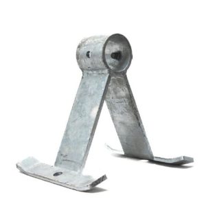 Hi-Tec Aerials galvanised rigging pipe clamp for wooden poles