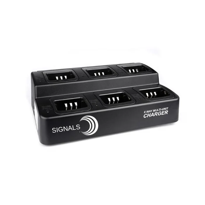 Signals RT-UC602 6-way two-way radio multi charger