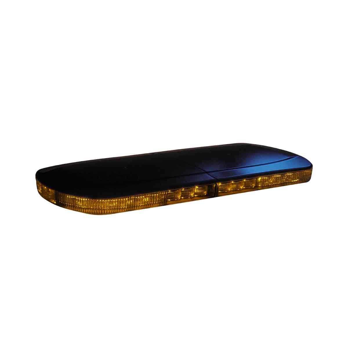 Signals large LED safety light bar with amber lens