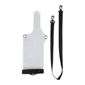 Waterproof radio carry case with lanyard