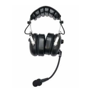 Grade 5 heavy duty over-the-head radio headset with boom microphone