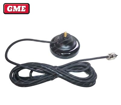 GME AB406 magnetic antenna mount with coax cable